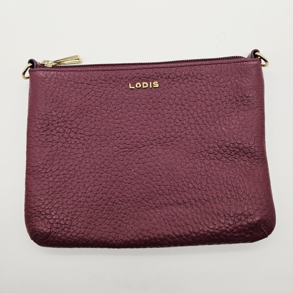 LODIS | leather zip pouch clutch